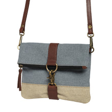 Load image into Gallery viewer, Finley Dusty Blue Crossbody, M-1813 (ORIGINAL LEATHER)