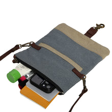 Load image into Gallery viewer, Finley Dusty Blue Crossbody, M-1813 (ORIGINAL LEATHER)