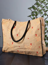 Load image into Gallery viewer, CHIKEN Burlap Tote Bag B-550