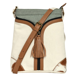 Two In One Hair On Crosscity Bag, M-1805 (ORIGINAL LEATHER)