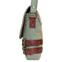 Load image into Gallery viewer, Buckled Up River Canvas Crossbody, M-1817