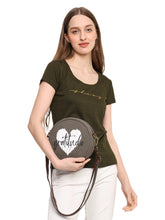 Load image into Gallery viewer, GRATITUDE ROUND CROSSBODY, M-1828(ORIGINAL LEATHER)