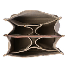 Load image into Gallery viewer, CHRISTMAS CHEER Up-Cycled Canvas Beer Caddy, M-6552