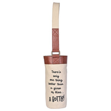 Load image into Gallery viewer, A Bottle Up-Cycled Canvas Wine Bag M-6548