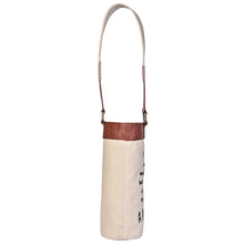 Load image into Gallery viewer, A Bottle Up-Cycled Canvas Wine Bag M-6548
