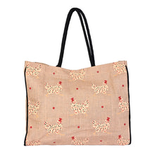 Load image into Gallery viewer, CHIKEN Burlap Tote Bag B-550