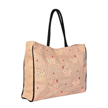 Load image into Gallery viewer, CHIKEN Burlap Tote Bag B-550