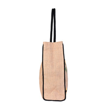 Load image into Gallery viewer, SUNNY DAY BURLAP TOTE Burlap Tote Bag B-552