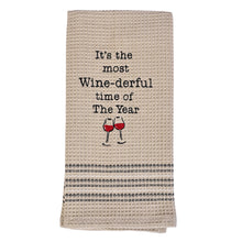 Load image into Gallery viewer, WINE-DERFUL TIME DISHTOWEL- Set Of 2, MH-301