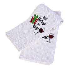 Load image into Gallery viewer, WRAP FOR WINE DISHTOWEL- Set Of 2, MH-308