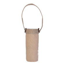 Load image into Gallery viewer, GOOD TIMES FLOW Up-Cycled Canvas Wine Bag M-6554