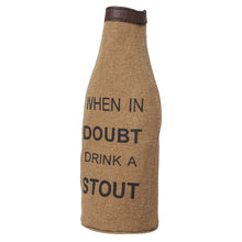 Load image into Gallery viewer, DOUBT STOUT Up-Cycled Canvas Bottle Cover, M-6542