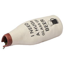 Load image into Gallery viewer, HUGE GLASS Up-Cycled Canvas Bottle Cover, M-6544