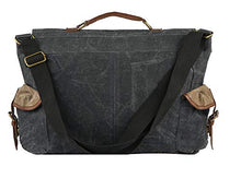 Load image into Gallery viewer, Sebastian Up-Cycled Canvas Messenger Bag SM-207