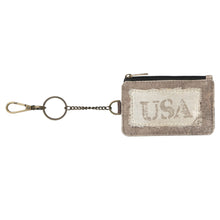 Load image into Gallery viewer, Mona B. Atlas Up-cycled and Re-cycled Canvas Cross-body with Vegan Leather Trim