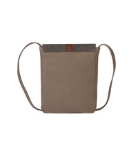 Load image into Gallery viewer, Mona B. Oakley Up-cycled and Re-cycled Canvas Cross-body Bag with Vegan Leather Trim
