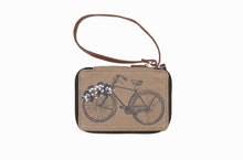 Load image into Gallery viewer, Mona B. Trust The Journey Up-cycled and Re-cycled Canvas Cross-body Bag with Vegan Leather Trim