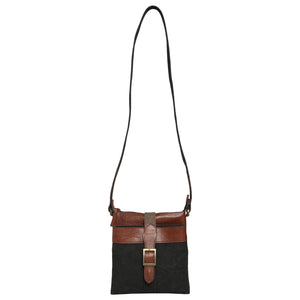 INTERMIX  CROSSBODY- BLACK, M-1809