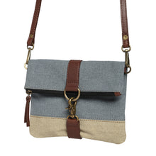 Load image into Gallery viewer, Finley Dusty Blue Crossbody, M-1813 (ORIGINAL LEATHER)
