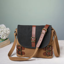 Load image into Gallery viewer, Buckled-up Brown Suger Crossbody, M-1816
