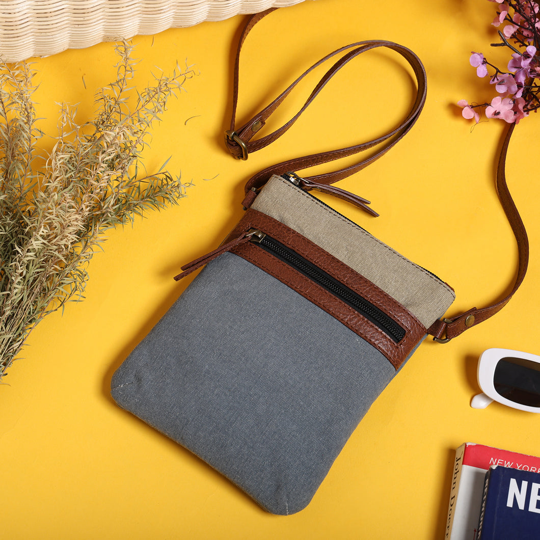 Ava dusty blue Crossbody  M-1815