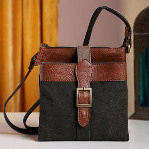 INTERMIX  CROSSBODY- BLACK, M-1809