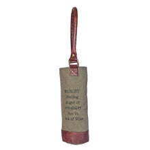 Load image into Gallery viewer, WANGRY Up-Cycled Canvas Wine Bag M-6556
