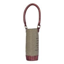 Load image into Gallery viewer, WANGRY Up-Cycled Canvas Wine Bag M-6556

