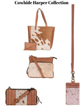 Load image into Gallery viewer, Mona B. Harper Genuine Leather and Cowhide Cross-body Bag, M-6512
