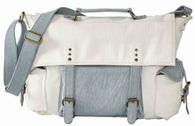 Load image into Gallery viewer, Sebastian Up-Cycled Canvas Messenger Bag SM-209
