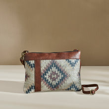 Load image into Gallery viewer, Medallion Up-Cycled and Durrie Crossbody M-9004
