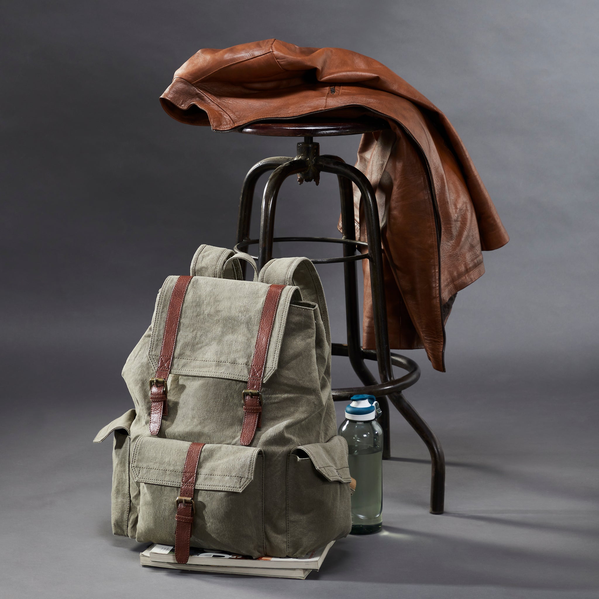 Wanderer- Backpack, MC-1001 Moss – Mona B Retail