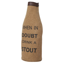 Load image into Gallery viewer, DOUBT STOUT Up-Cycled Canvas Bottle Cover, M-6542
