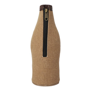 DOUBT STOUT Up-Cycled Canvas Bottle Cover, M-6542