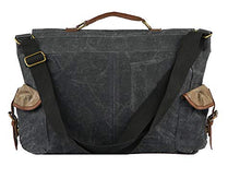 Load image into Gallery viewer, Sebastian Up-Cycled Canvas Messenger Bag SM-207

