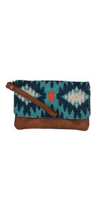 Mona B. Remi Up-cycled and Re-cycled Canvas and Durrie Cross-body Bag with Vegan Leather Trim, M-6524
