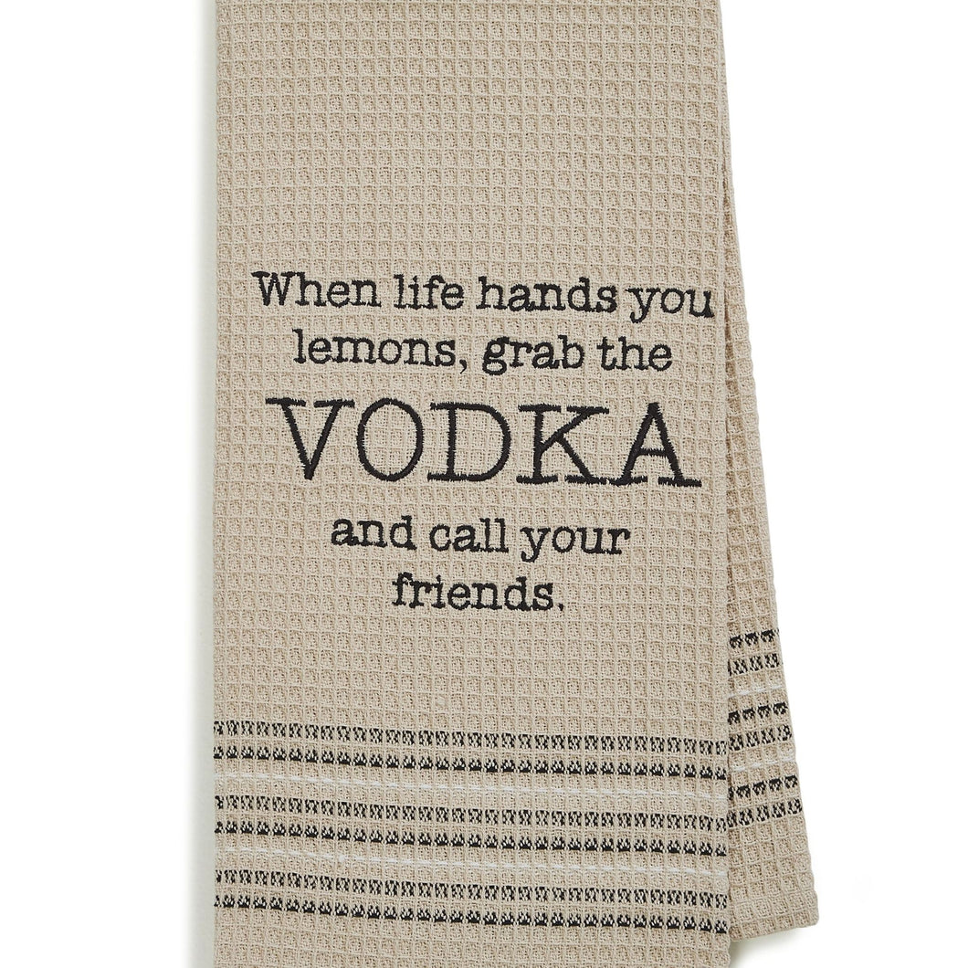 Vodka Dishtowel- Set Of 2, MH-137