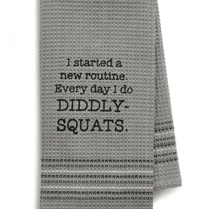 Diddly-Squat Dishtowel- Set Of 2, MH-172