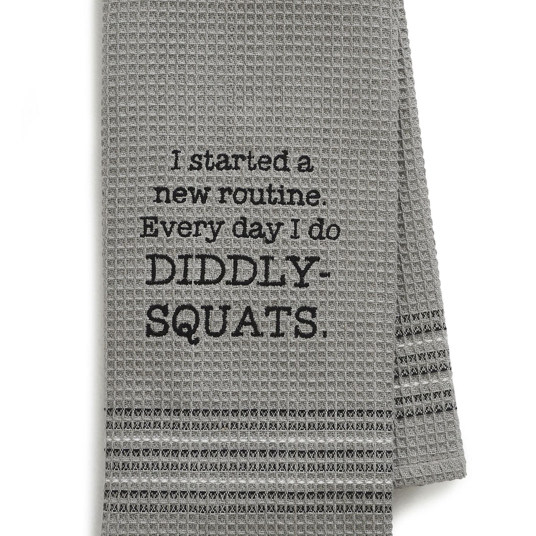 Diddly-Squat Dishtowel- Set Of 2, MH-172