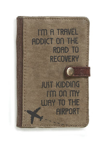 Travel Addict Passport Travel Wallet, M-4107