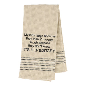 It's Hereditary Dishtowel- Set Of 2, MH-255