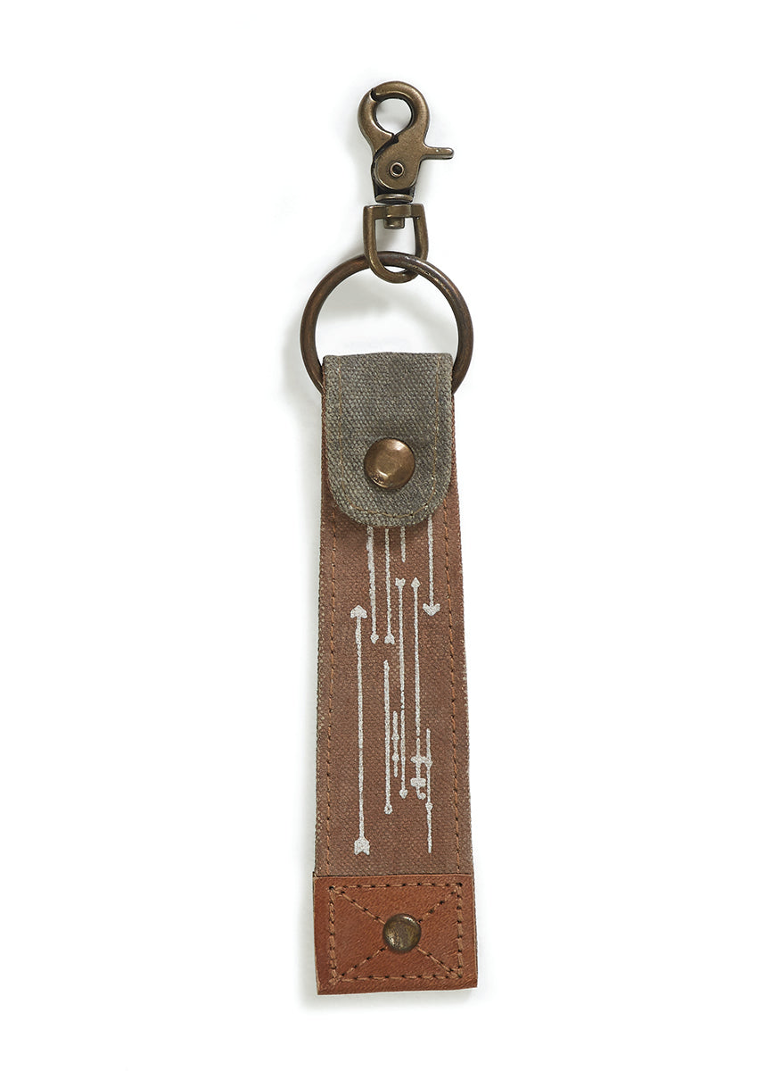 Load image into Gallery viewer, Mona B. Live Love Wander Bag Up-cycled Canvas Cross-body Bag with Vegan Leather Trim